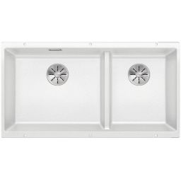 Blanco Subline 480/320-U zlewozmywak granitowy 82,5x40 cm biały 523588
