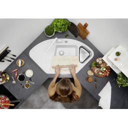 Blanco Delta II zlewozmywak 105,7x57,5 cm z Silgranit biały 523660