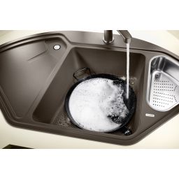 Blanco Delta II zlewozmywak 105,7x57,5 cm z Silgranit kawowy 523669