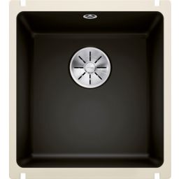 Blanco Subline 375-U zlewozmywak ceramiczny 45,6x41,4 cm czarny 523732