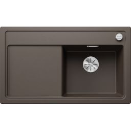 Blanco Zenar 45 S zlewozmywak 86x51 cm z Silgranit PuraDur prawy kawowy 523798