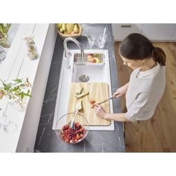 Blanco Zenar XL 6 S zlewozmywak 100x51 cm z Silgranit PuraDur prawy biały 523968