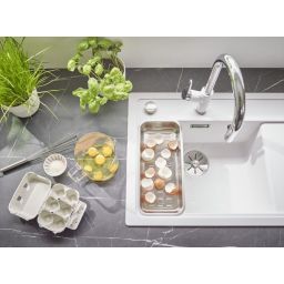 Blanco Zenar XL 6 S zlewozmywak 100x51 cm z Silgranit PuraDur lewy biały 524001