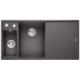 Blanco Axia III 6 S zlewozmywak 100x51 cm z Silgranit PuraDur lewy szarość skały 524644