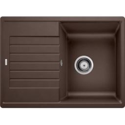 Blanco Zia 45 S Compact zlewozmywak granitowy 68x50 cm brązowy 524730