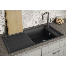 Blanco Faron XL 6 S zlewozmywak 100x50 cm z Silgranit PuraDur czarny 525896