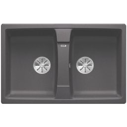 Blanco Lexa 8 zlewozmywak 78x50 cm z Silgranit PuraDur szarość skały 524961