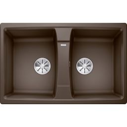 Blanco Lexa 8 zlewozmywak 78x50 cm z Silgranit PuraDur kawowy 524969