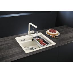 Blanco Etagon 6 zlewozmywak ceramiczny 58,4x51 cm PuraPlus biały połysk 525156