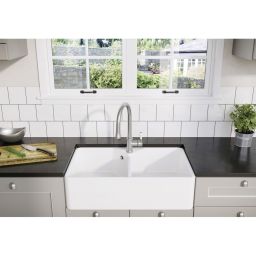 Blanco Villae Farmhouse 8 zlewozmywak ceramiczny 79,4x49 cm biały połysk 525164