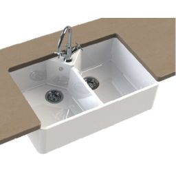 Blanco Villae Farmhouse 8 zlewozmywak ceramiczny 79,4x49 cm biały połysk 525164