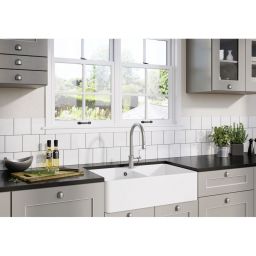 Blanco Villae Farmhouse 8 zlewozmywak ceramiczny 79,4x49 cm biały połysk 525164