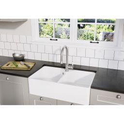 Blanco Villae Farmhouse 8 zlewozmywak ceramiczny 79,4x49 cm biały połysk 525164