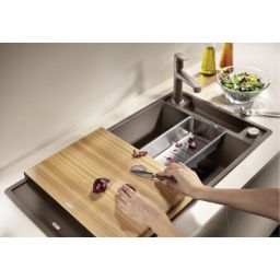 Blanco Axia III 5 S zlewozmywak 91,5x51 cm z Silgranit PuraDur czarny 525845