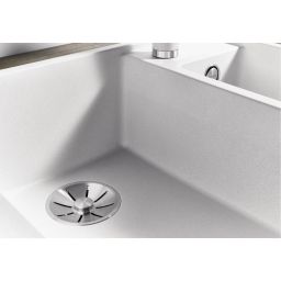 Blanco Axia III 6 S zlewozmywak 100x51 cm z Silgranit PuraDur prawy ze szklaną deską czarny 525850