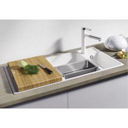 Blanco Axia III 6 S zlewozmywak 100x51 cm z Silgranit PuraDur prawy czarny 525851