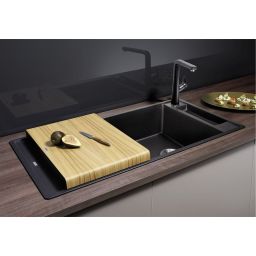 Blanco Axia III XL 6 S zlewozmywak 100x51 cm z Silgranit PuraDur czarny 525858