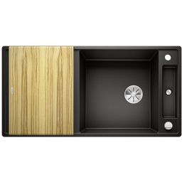 Blanco Axia III XL 6 S zlewozmywak 100x51 cm z Silgranit PuraDur czarny 525858
