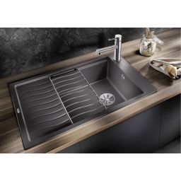 Blanco Elon XL 6 S zlewozmywak 78x50 cm z Silgranit PuraDur czarny 525883