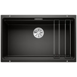 Blanco Etagon 700-U zlewozmywak granitowy 73x46 cm czarny 525891