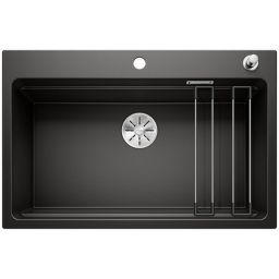 Blanco Etagon 8 zlewozmywak granitowy 78x51 cm czarny 525892