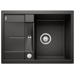 Blanco Metra 45 S Compact zlewozmywak 68x50 cm z Silgranit PuraDur czarny 525913