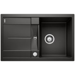Blanco Metra 45 S zlewozmywak 78x50 cm z Silgranit PuraDur czarny 525914