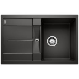 Blanco Metra 45 S zlewozmywak 78x50 cm PuraDur z Silgranit PuraDur czarny 525915