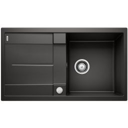 Blanco Metra 5 S zlewozmywak 86x50 cm z Silgranit PuraDur czarny 525918