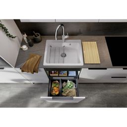 Blanco Naya 6 zlewozmywak 61,5x51 cm z Silgranit PuraDur czarny 525941