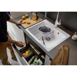 Blanco Naya 6 zlewozmywak 61,5x51 cm z Silgranit PuraDur czarny 525941