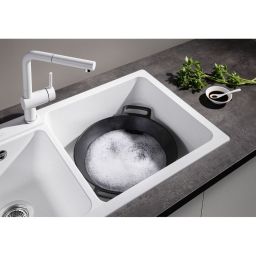 Blanco Naya 8 S zlewozmywak 116x50 cm z Silgranit PuraDur czarny 525945