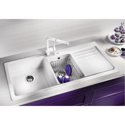 Blanco Naya 8 S zlewozmywak 116x50 cm z Silgranit PuraDur szarość skały 525780