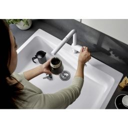 Blanco Naya XL 9 zlewozmywak 86x51 cm z Silgranit PuraDur czarny 525947