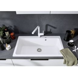 Blanco Naya XL 9 zlewozmywak 86x51 cm z Silgranit PuraDur czarny 525947