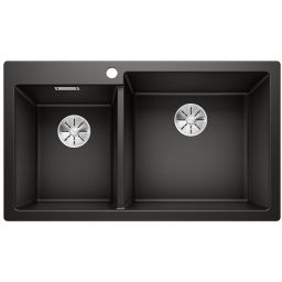 Blanco Pleon 9 zlewozmywak 86x50 cm z Silgranit PuraDur czarny 525958