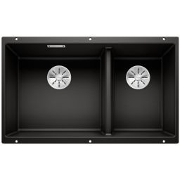 Blanco Subline 430/270-U zlewozmywak granitowy 72,5x40 cm czarny 525991