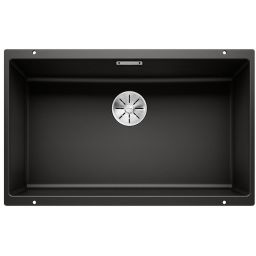 Blanco Subline 700-U zlewozmywak granitowy 70x40 cm czarny 526001