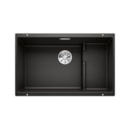 Blanco Subline 700-U Level zlewozmywak granitowy 70x40 cm czarny 526004