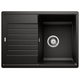 Blanco Zia 45 S Compact zlewozmywak 68x50 cm Silgranit czarny 526009