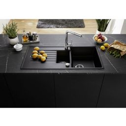 Blanco Zia 6 S zlewozmywak 100x50 cm Silgranit czarny 526020