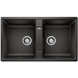 Blanco Zia 9 zlewozmywak 86x50 cm Silgranit czarny 526029