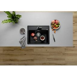 Blanco Legra 6 zlewozmywak 58,5x50 cm z Silgranit czarny 526084