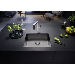 Blanco Zerox 500-U zlewozmywak stalowy 54x44 cm grafit 526243