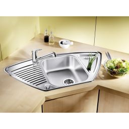 Blanco Tipo 9 E zlewozmywak stalowy 93x51 cm stal mat 526338