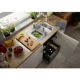 Blanco Lantos II 6 S-IF zlewozmywak stalowy 100x50 cm stal szczotkowana 526628