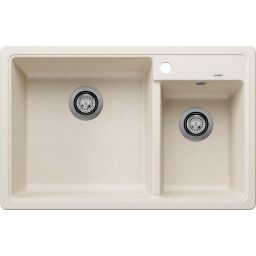Blanco Legra 8 zlewozmywak granitowy 78x50 cm delikatnie biały 527089
