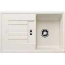 Blanco Zia 45 S zlewozmywak granitowy 78x50 cm delikatnie biały 527200