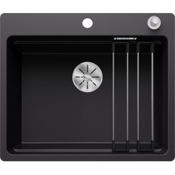 Blanco Etagon 6 zlewozmywak granitowy 59,1x50,1 cm czarny 527674