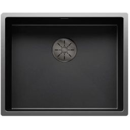 Blanco Claron 500-U zlewozmywak stalowy 54x44 cm Durinox Dark Steel 527834